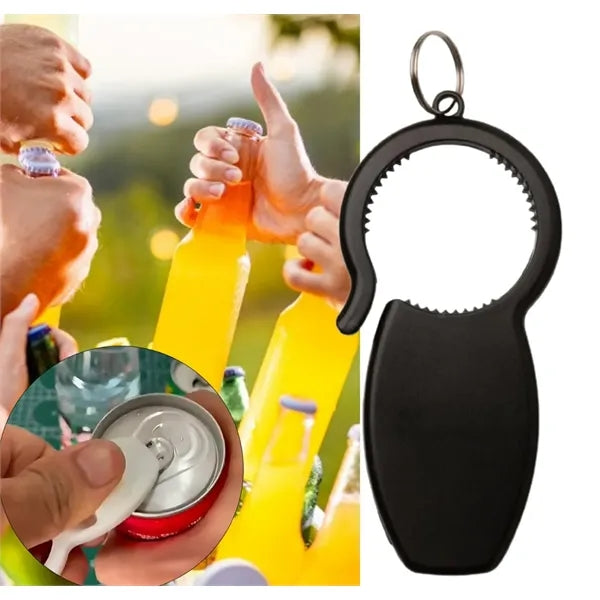 Multi Function Bottle Opener Keychain