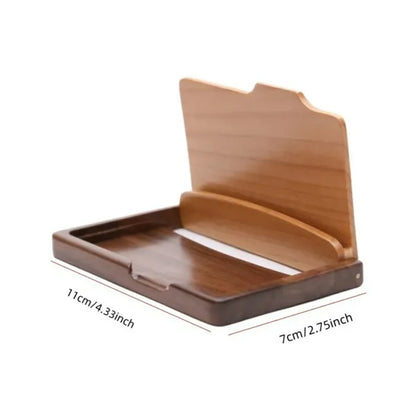 Wooden Business Card Holder