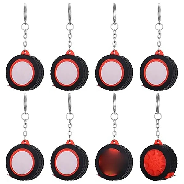 3ft Blank Tape Measure Keychains Mini Retractable Keyring