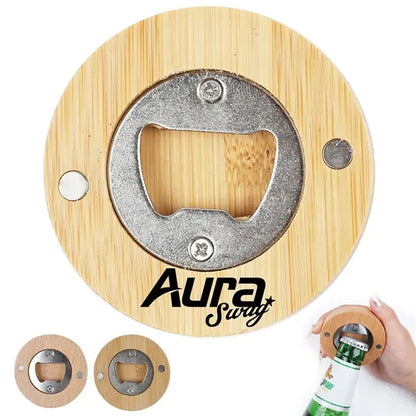 Magnetic Wooden Bottle Opener