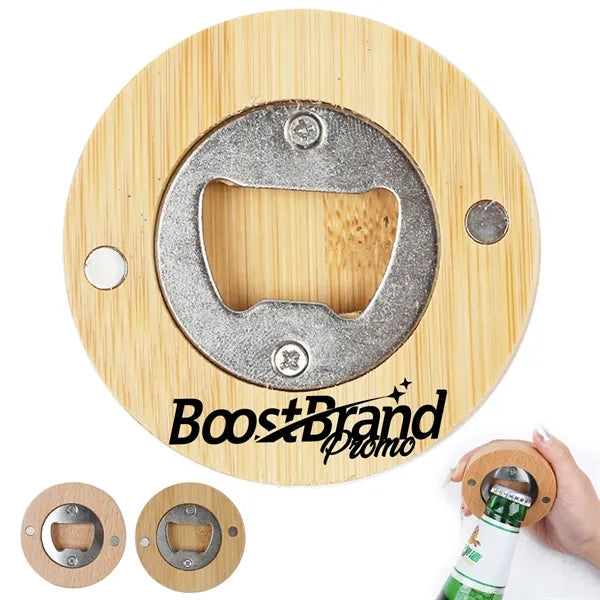 Magnetic Wooden Bottle Opener