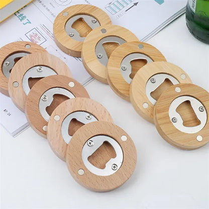Magnetic Wooden Bottle Opener