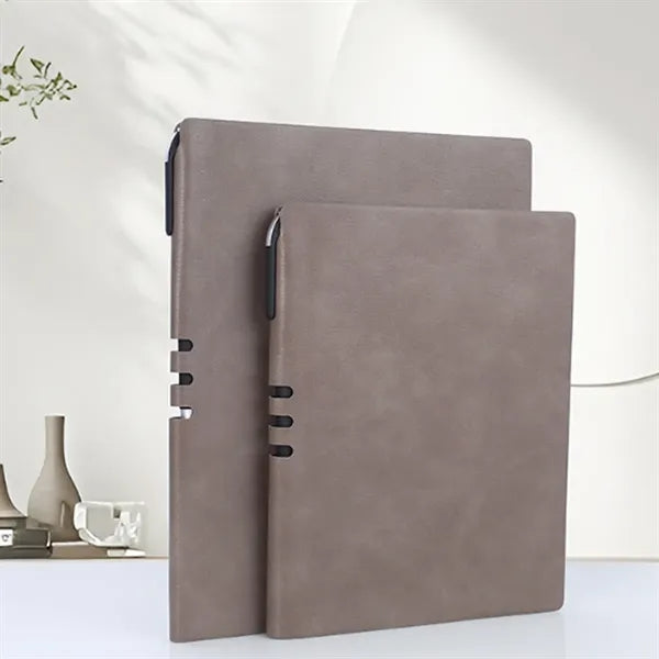 A5 PU Leather Notebook with Pen