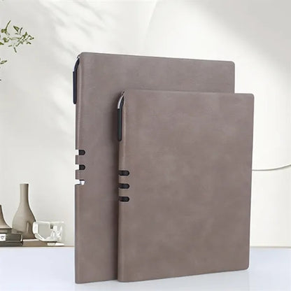 A5 PU Leather Notebook with Pen