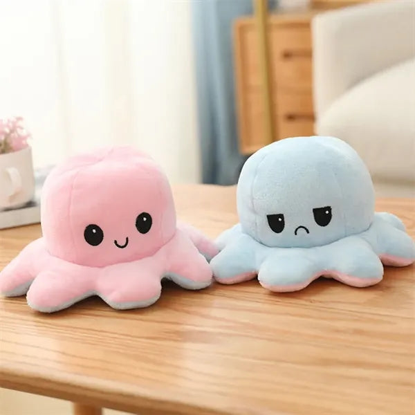 4 inch Octopus Reversible Plushie
