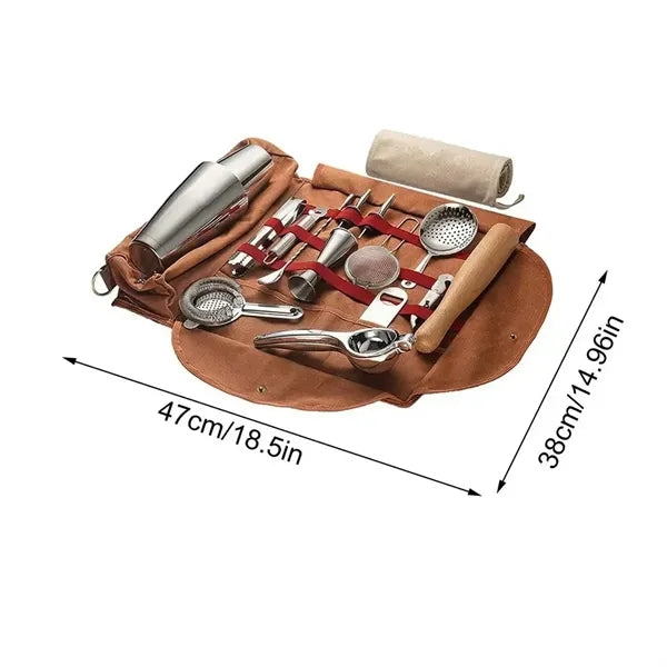 Travel Bartender Kit Bag For Bar Set
