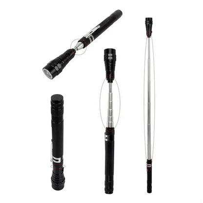 Portable 3 LED Telescopic Flexible Extensible Flashlight