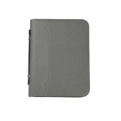 Leather Zippered Business Portfolio With Handle Documents