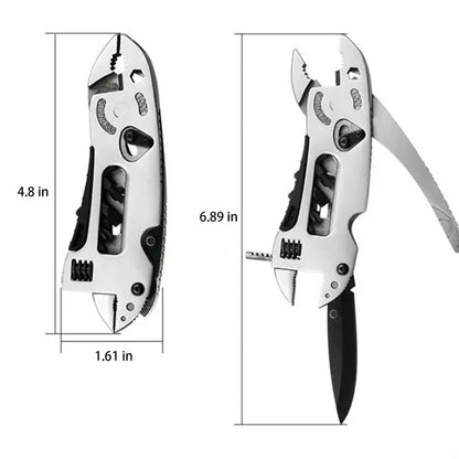 Portable Multi-tool Pliers With Knife For Outdoor Use