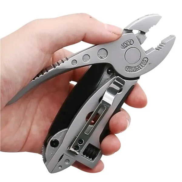 Portable Multi-tool Pliers With Knife For Outdoor Use