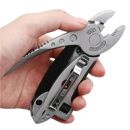 Portable Multi-tool Pliers With Knife For Outdoor Use