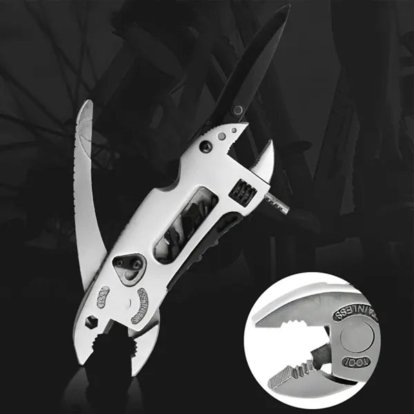 Portable Multi-tool Pliers With Knife For Outdoor Use