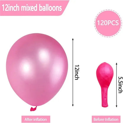 12-Inch Balloons  120 Set  Assorted Colors for Events