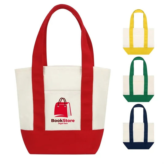 12 Oz Mini Cotton Canvas Tote (13'' x 6'' x 11'')