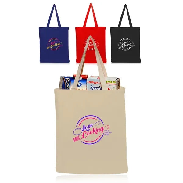 4 oz. Color Cotton Canvas Tote Bags