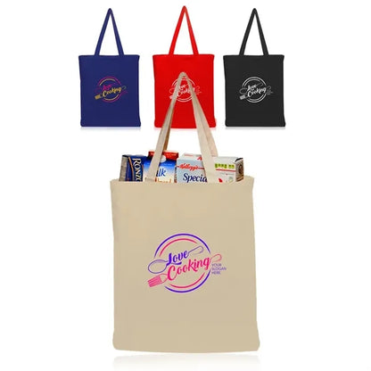 4 oz. Color Cotton Canvas Tote Bags