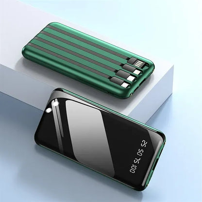 Power Bank with Built-in Cables