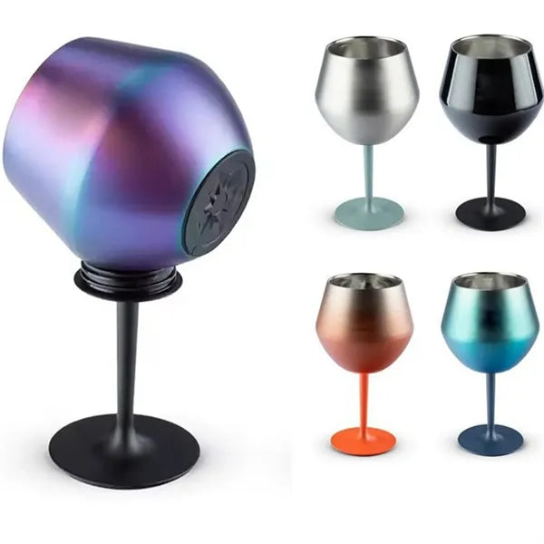 14OZ Detachable Stem Premium Stainless Steel Goblet