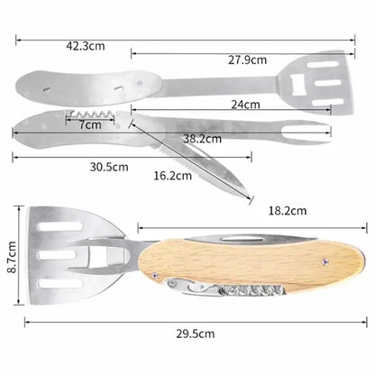 Multi Function BBQ Tool Set