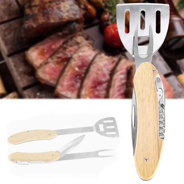 Multi Function BBQ Tool Set