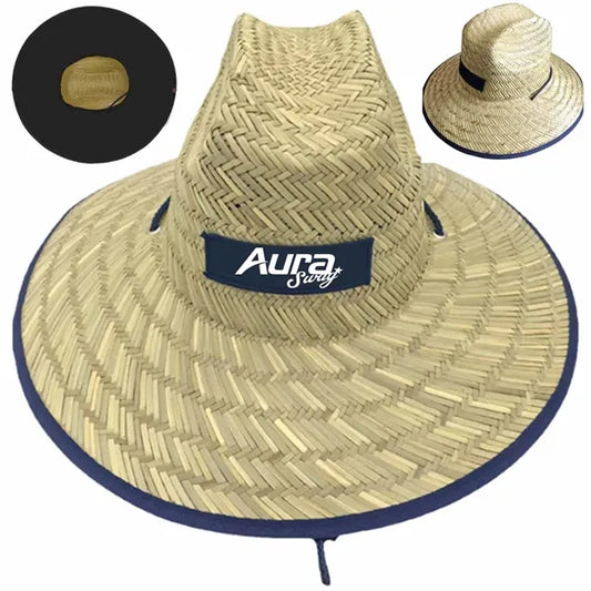 Wide Brim Straw Sun Hat