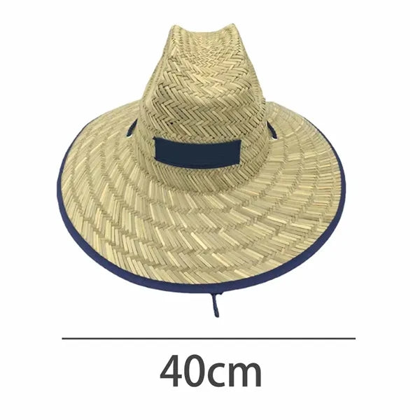 Wide Brim Straw Sun Hat