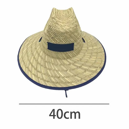 Wide Brim Straw Sun Hat