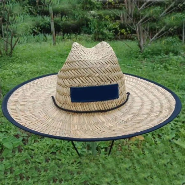 Wide Brim Straw Sun Hat