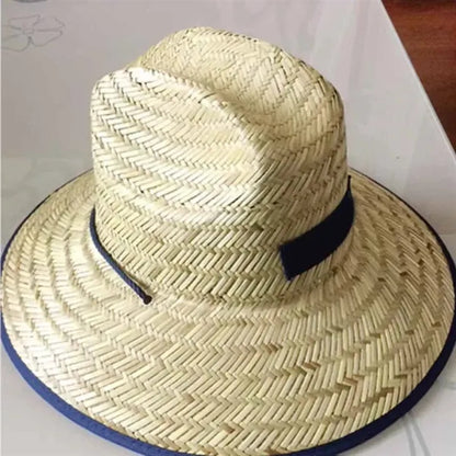Wide Brim Straw Sun Hat