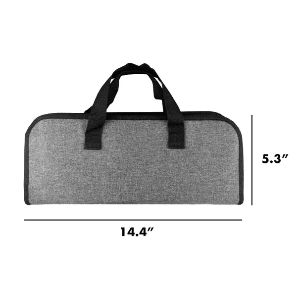 Portable BBQ Grill 7-piece Tool Set with Carrying Bag Case