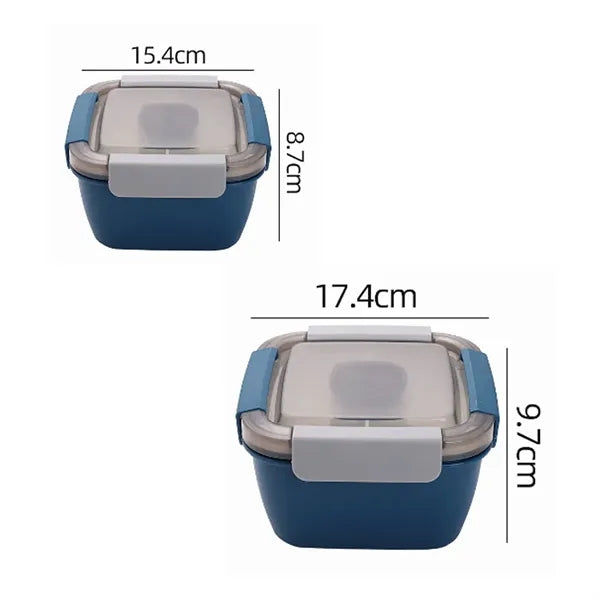Dual Layer Insulated Lunch Box