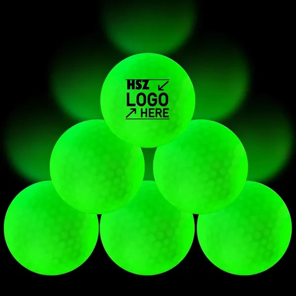 Fluorescent Luminous Golf Balls