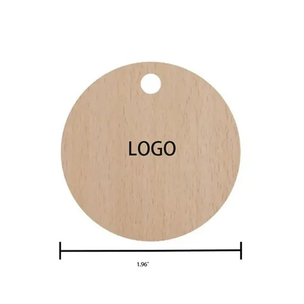 Beech Wood Round Tag Hanger