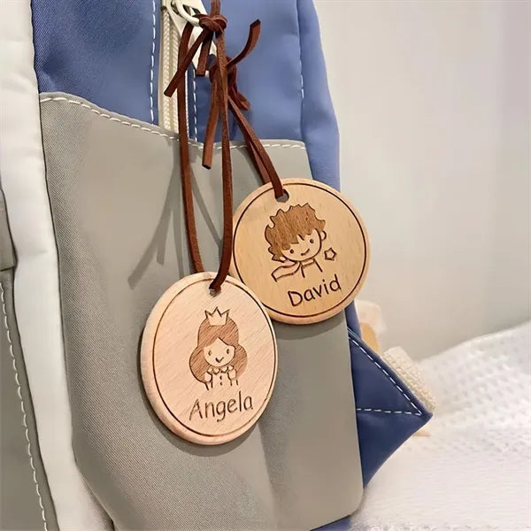 Beech Wood Round Tag Hanger