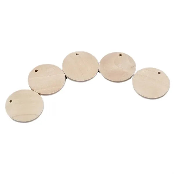 Beech Wood Round Tag Hanger