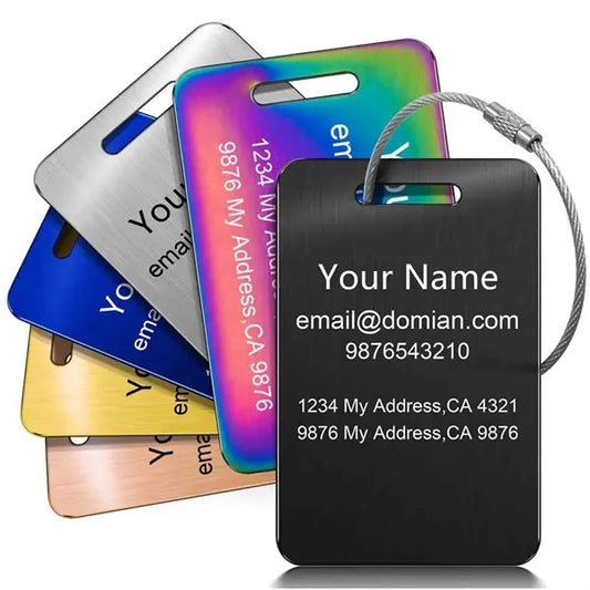 Stainless Steel Luggage Tag