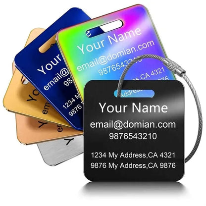 Stainless Steel Luggage Tag