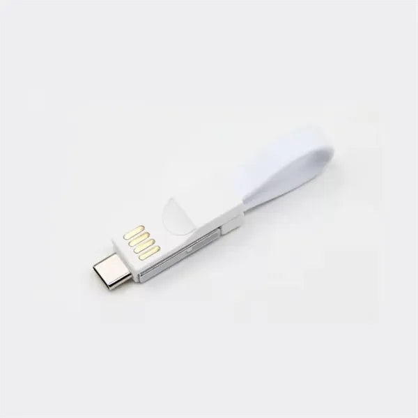 3 In 1 Magnetic Keychain USB Charging And Data Cable