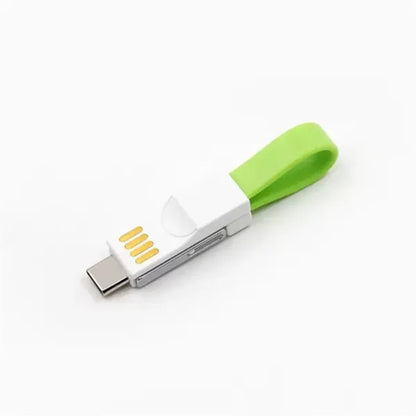 3 In 1 Magnetic Keychain USB Charging And Data Cable