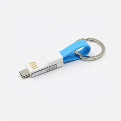 3 In 1 Magnetic Keychain USB Charging And Data Cable