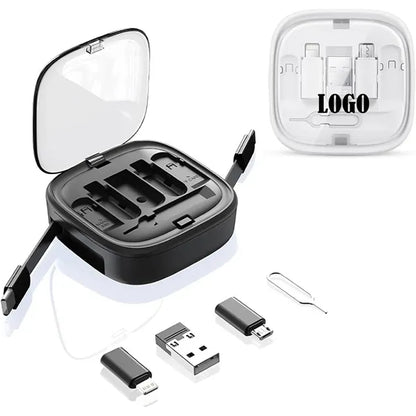 6-in-1 Fast Charging Cord Kit with Travel Storage Case