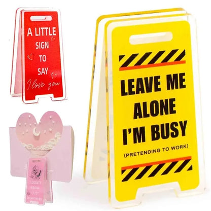 Mini Desktop Sign