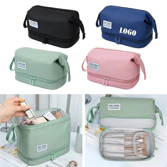 Dry and Wet Separate Travel Toiletry Bag