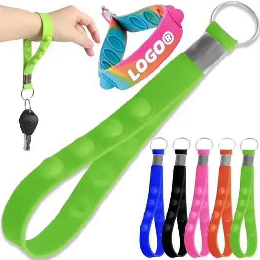 Push Pop Stress Reliever Keychain
