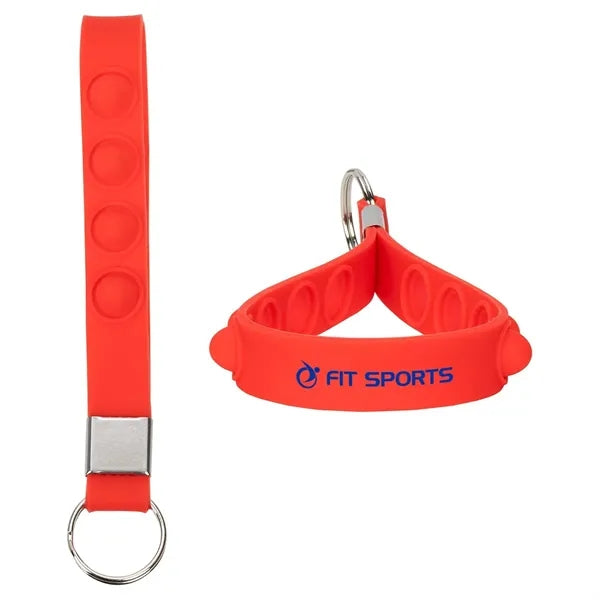 Push Pop Stress Reliever Keychain