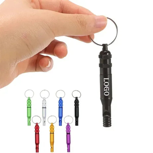 Rotate Survival Whistle Keychain