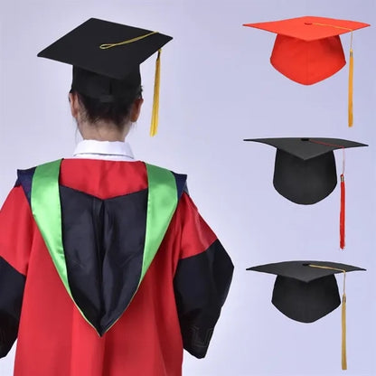 Custom Unisex Adult  Graduation Cap With Tassel