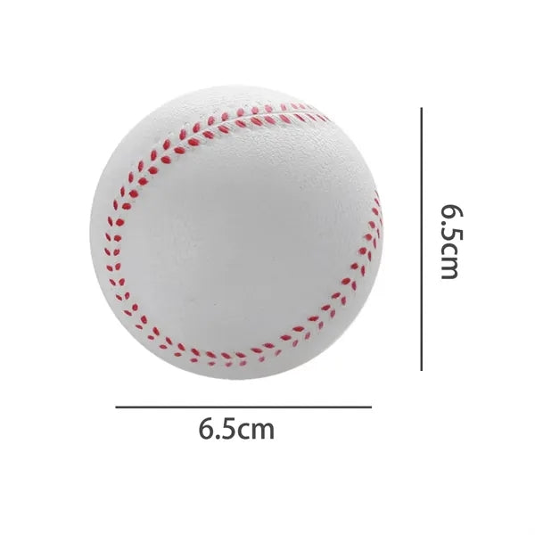 Practice PU Foam Baseball Stress Relief Ball