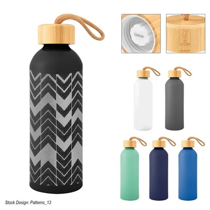 25 Oz. Full Laser Blaire Recycled Aluminum Bottle With Ba...