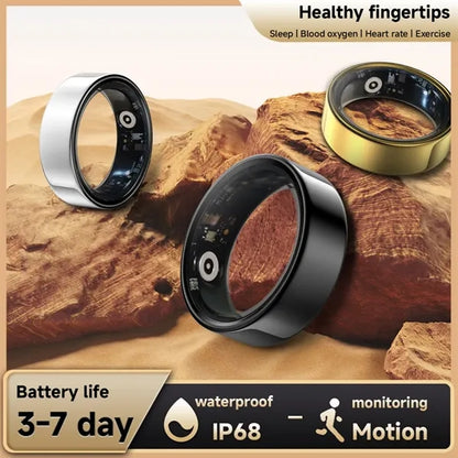 Smart Fitness Ring Health Monitor Heart Rate Sleep Tracking